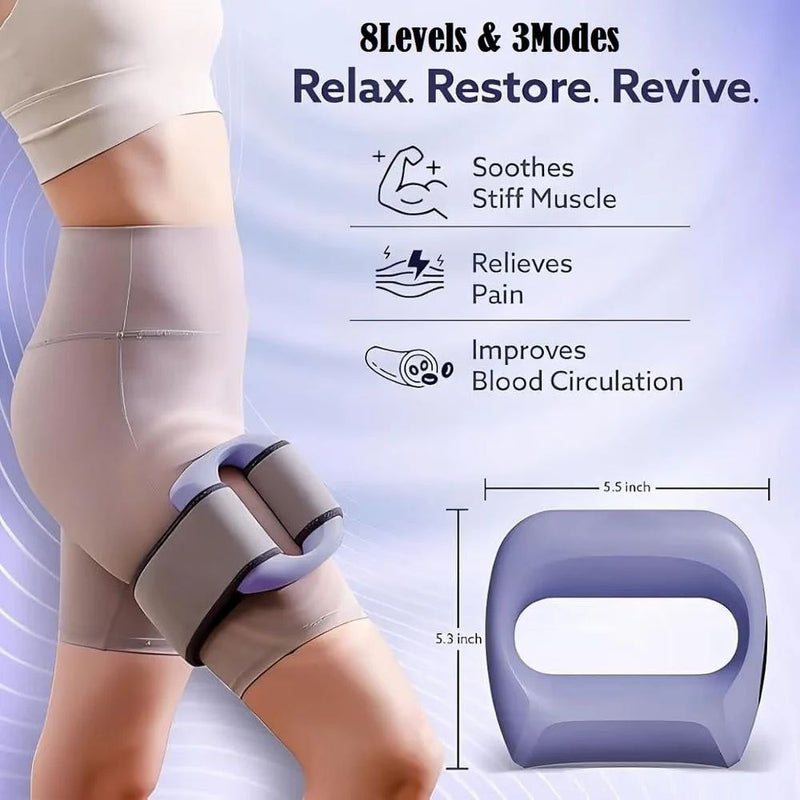Belly Fat Burner Electric Abdominal Slimming Belt with Vibration & Heat, Belly Massager & Muscle Stimulator Belt for Stomach Toning, Body Shaper Fitness Belt for Men & Women Home Use | 1 year Warranty