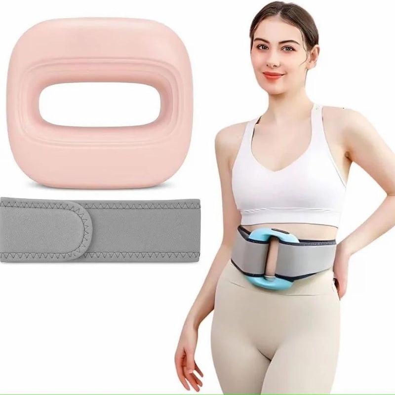 Belly Fat Burner Electric Abdominal Slimming Belt with Vibration & Heat, Belly Massager & Muscle Stimulator Belt for Stomach Toning, Body Shaper Fitness Belt for Men & Women Home Use | 1 year Warranty