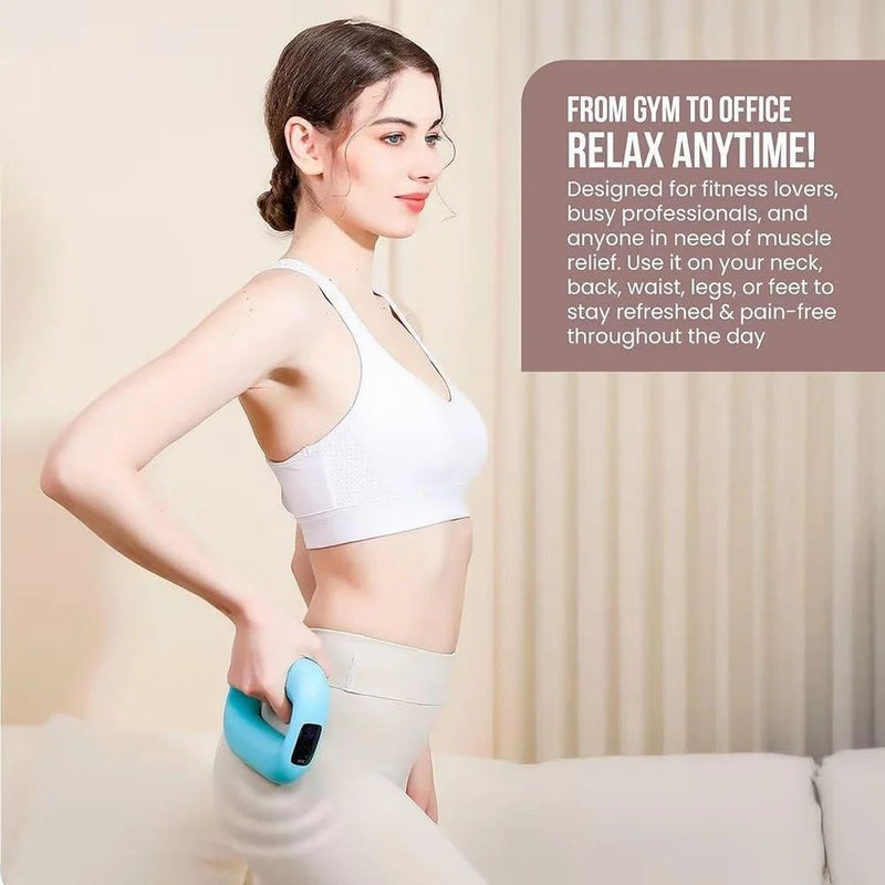 Belly Fat Burner Electric Abdominal Slimming Belt with Vibration & Heat, Belly Massager & Muscle Stimulator Belt for Stomach Toning, Body Shaper Fitness Belt for Men & Women Home Use | 1 year Warranty