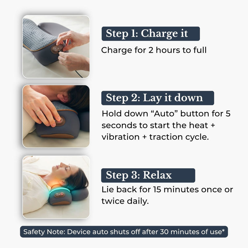 Upyogaa Heated Neck Massager – 3-in-1 Pain Relief & Relaxation| 1 year Warranty