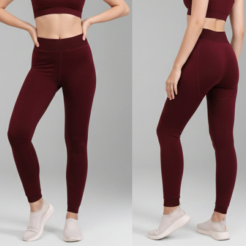 Upyogaa Warm Fur Lined Leggings