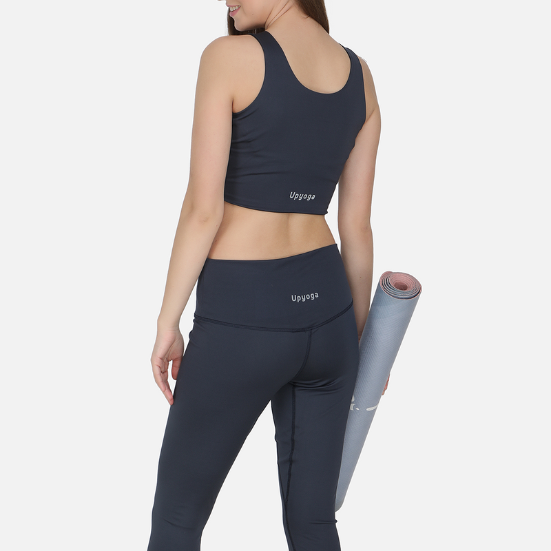 Upyogaa Women High-Waist Activewear Tights 3/4 Length