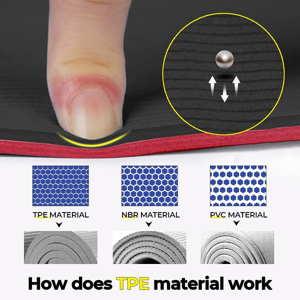 TPE material yoga mat-upyoga