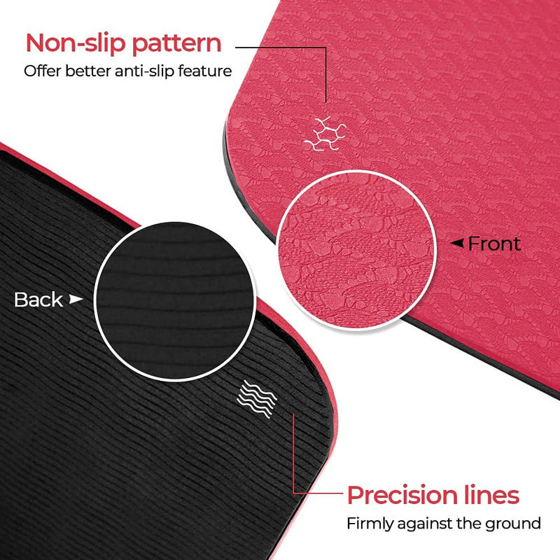 non-slip pattern yoga mat-upyoga