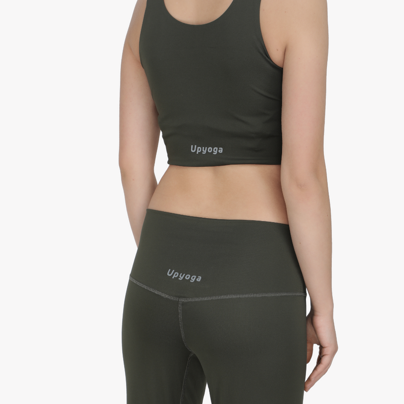 Upyogaa Women High-Waist Activewear Tights 3/4 Length