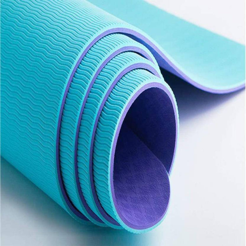 Premium Dual Colour Yoga Fitness Mat Assorted Colors