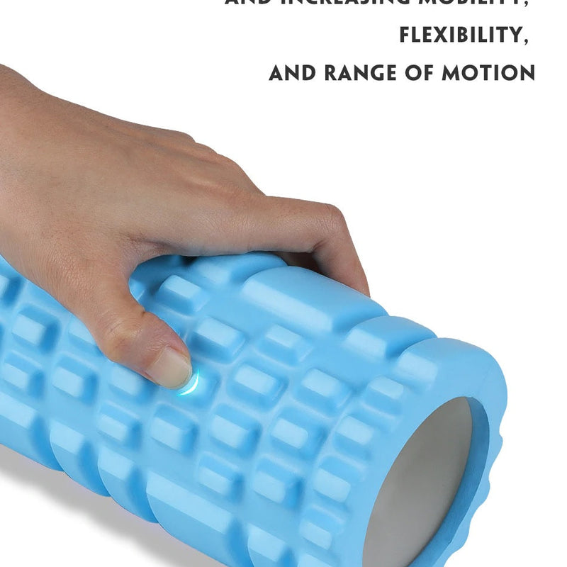 Core Balance Foam Roller For Deep Tissue Muscle Massage, Trigger Point Grid Sports Massager, Fitness Gym Physio